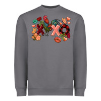Storm Rooster Valentine's Day xoxo Heavyweight Sweatshirt - FaDigitalArtStudio