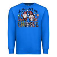 True Royal Chillin With My Gnomies Premium Sweatshirt - CowhideDigitalArt