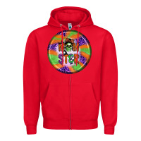 Red Momster Zipper Hoodie - BundleAndBundleShop