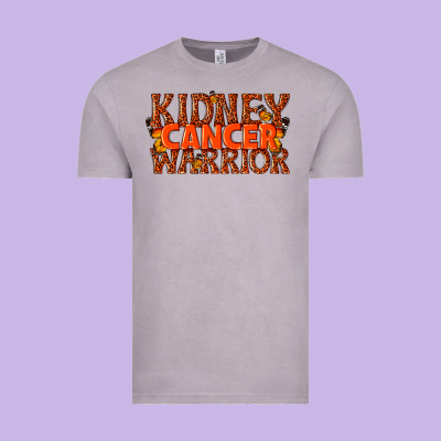 Kidney Cancer Warrior Vintage Tee Designed By Texasbilliewilder