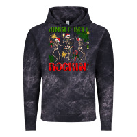 Cloud Black Jingle bell rockin' Vintage Hoodie - NancyCooperArtShop