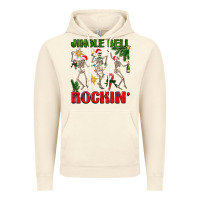 Vintage Artic Jingle bell rockin' Vintage Hoodie - NancyCooperArtShop