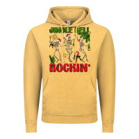 Vintage Mustard Jingle bell rockin' Vintage Hoodie - NancyCooperArtShop