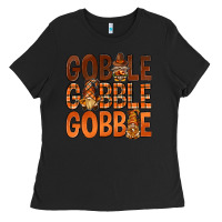 Black gobble with gnomies bbs Ladies Tee - BundleAndBundleShop
