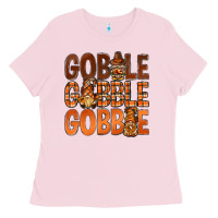 Bubblegum Pink gobble with gnomies bbs Ladies Tee - BundleAndBundleShop
