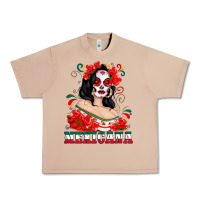 Burro Mexicana with Skull Girl Urban Heavy Tee - texasbilliewilder