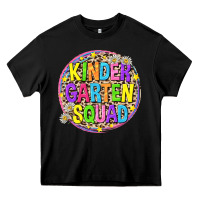 Black kindergarten squad Heavy Core Tee - NancyCooperArtShop