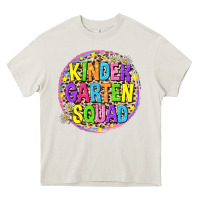 Cream kindergarten squad Heavy Core Tee - NancyCooperArtShop