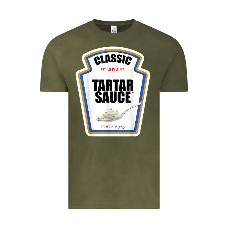 Tartar Sauce Condiment Diy Halloween Costume Matching Group T Shirt Vintage Tee by baoMotion | Teevron