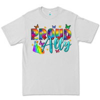 Dove Grey Western Proud Ally Premium Tee - BundleAndBundleShop
