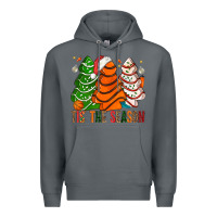 Rock Tis' The Season Basketball Christmas Cakes Premium Hoodie - BundleAndBundleShop