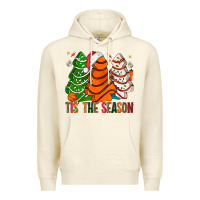 Sandshell Tis' The Season Basketball Christmas Cakes Premium Hoodie - BundleAndBundleShop