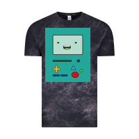 Cloud Black adventure time game bmo cover funny Vintage Tee - baoMotion