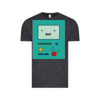 Vintage Black adventure time game bmo cover funny Vintage Tee - baoMotion
