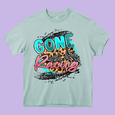 Gone Racing Heavy Core Tee Designed By Maliassmallbusiness