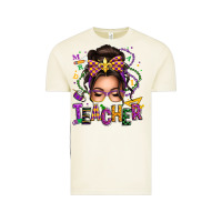Vintage Arctic mardi gras teacher caucasian messy bun Vintage Tee - texasbilliewilder