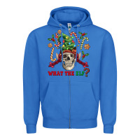 True Royal what the elf skull Zipper Hoodie - FaDigitalArtStudio