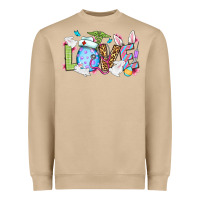 Mushroom Easter Day Love Nurse Heavyweight Sweatshirt - OliviaCreatesArt