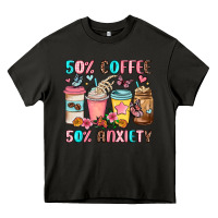 Asphalt half teacher half coffee Heavy Core Tee - JahusDesignShop