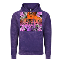 Cloud Purple Spooky Vibes Vintage Hoodie - texasbilliewilder