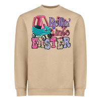 Easter Day Rollin Into Easter Toddler Car Heavyweight Sweatshirt | Teevron