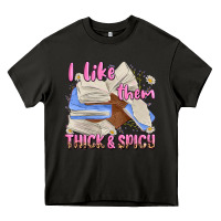 Asphalt i like them thick and spicy Heavy Core Tee - MaliasSmallBusiness