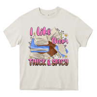 Cream i like them thick and spicy Heavy Core Tee - MaliasSmallBusiness