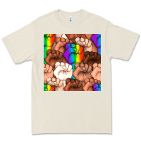 Bone Pride lgbtq fists seamless pattern Premium Tee - BundleAndBundleShop
