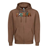 Chestnut Somebody's Problem Zipper Hoodie - FaDigitalArtStudio