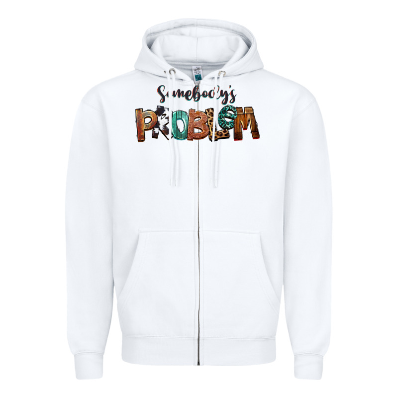 Somebody's Problem Zipper Hoodie by FaDigitalArtStudio | Teevron