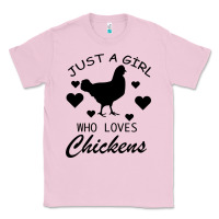 Bubblegum Pink Just A Girl Who Love Chickens Classic Tee - Bettercallsaul
