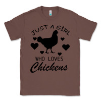 Chestnut Just A Girl Who Love Chickens Classic Tee - Bettercallsaul