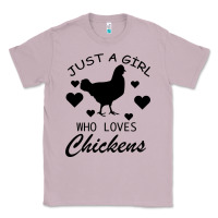 Lilac Just A Girl Who Love Chickens Classic Tee - Bettercallsaul