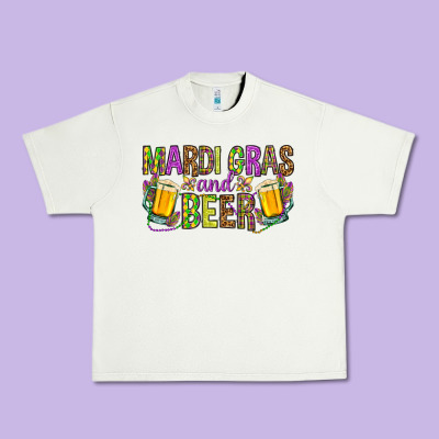 Mardi Gras And Beer Urban Heavy Tee Designed By Nancycooperartshop
