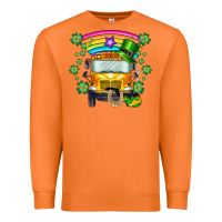 Carrot st. patricks day school bus Premium Sweatshirt - SublimationCraftShop