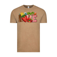 Vintage Coffee love strawberry Vintage Tee - RanaPortraitStore