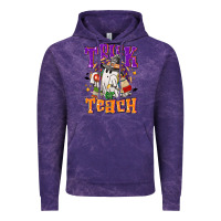 Cloud Purple trick or teach halloween Vintage Hoodie - NancyCooperArtShop