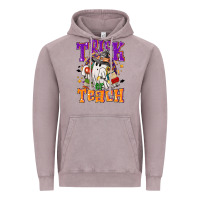 Vintage Zinc trick or teach halloween Vintage Hoodie - NancyCooperArtShop