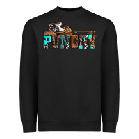 Black western cowboy hat punchy Heavyweight Sweatshirt - OliviaCreatesArt