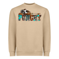 Mushroom western cowboy hat punchy Heavyweight Sweatshirt - OliviaCreatesArt