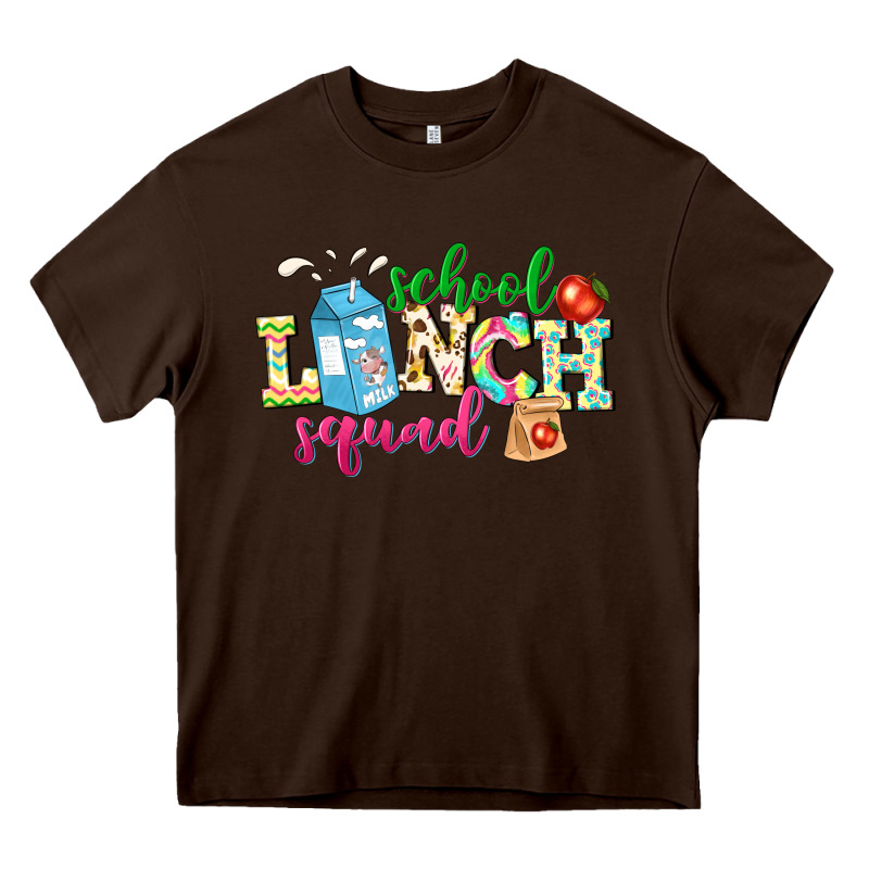 School Lunch Squad Heavy Core Tee by NancyCooperArtShop | Teevron
