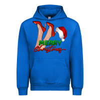 Cobalt merry Christmas heels Urban Hoodie - BarkalooDesign