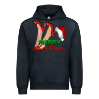 Navy merry Christmas heels Urban Hoodie - BarkalooDesign