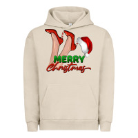 Pigment French Oak merry Christmas heels Urban Hoodie - BarkalooDesign