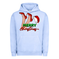 Pigment Grape Ice merry Christmas heels Urban Hoodie - BarkalooDesign