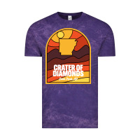 Cloud Purple crater of diamonds state park arkansas Vintage Tee - baoMotion