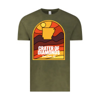 Vintage Olive crater of diamonds state park arkansas Vintage Tee - baoMotion