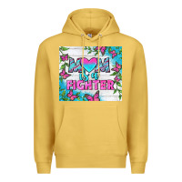 Antique Gold Mom Is A Fighter Tumbler Premium Hoodie - BundleAndBundleShop