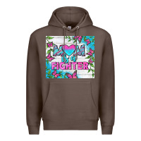 Coffee Mom Is A Fighter Tumbler Premium Hoodie - BundleAndBundleShop