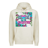 Oatmeal Heather Mom Is A Fighter Tumbler Premium Hoodie - BundleAndBundleShop
